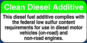 clean diesel additive